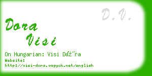 dora visi business card